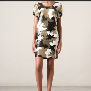 Michael Kors Sequin Camo Dress